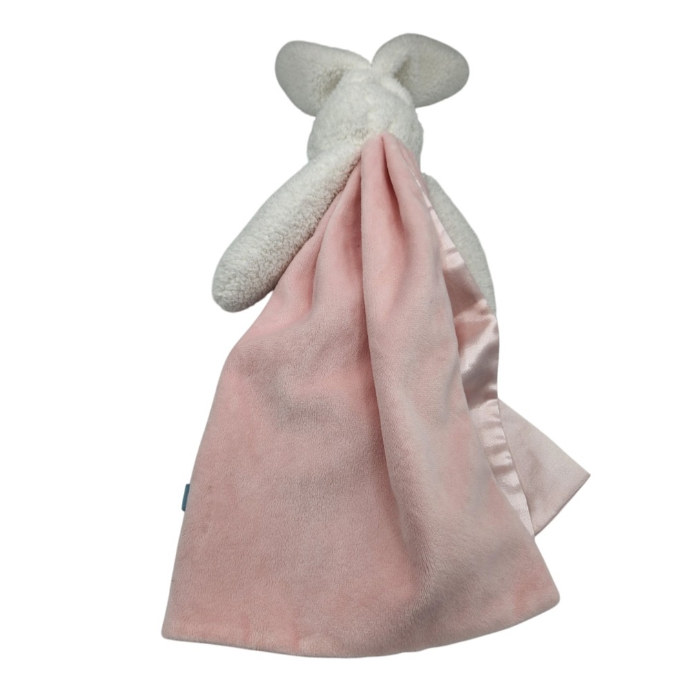 Bunnies By The Bay Blossom Bunny Buddy Blanket Lovey Security Blanket Pink Plush - Picture 6 of 11
